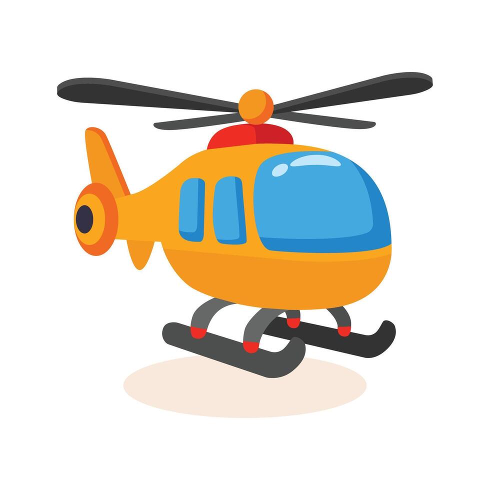 Ready to use 3d style icon of baby helicopter vector