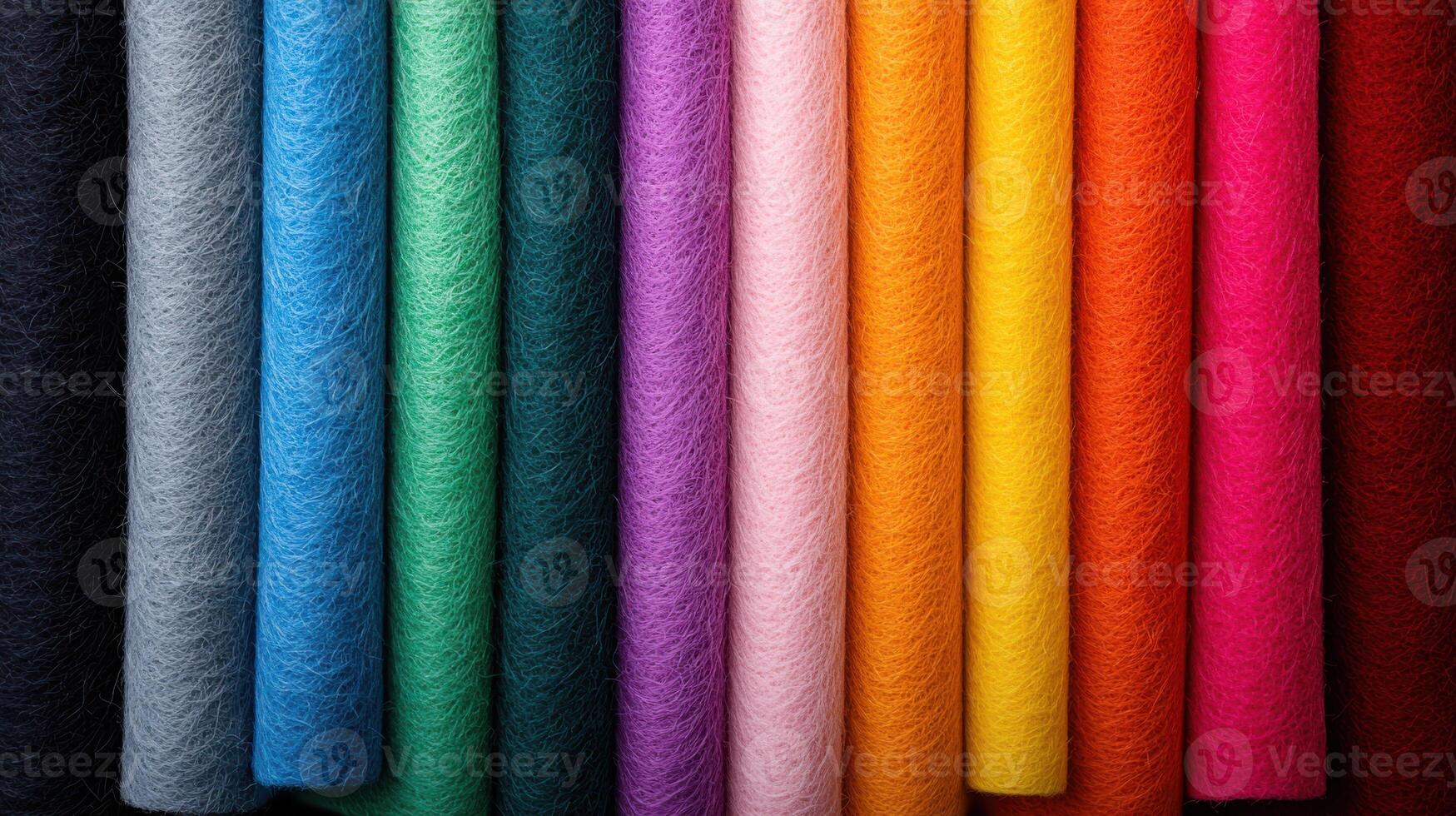Colorful fabric in a pile photo