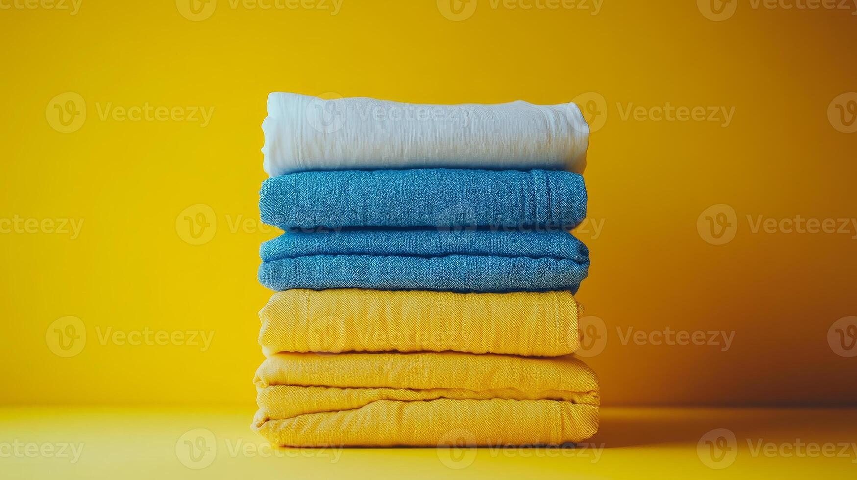 Neatly Folded Sheets Portrait photo