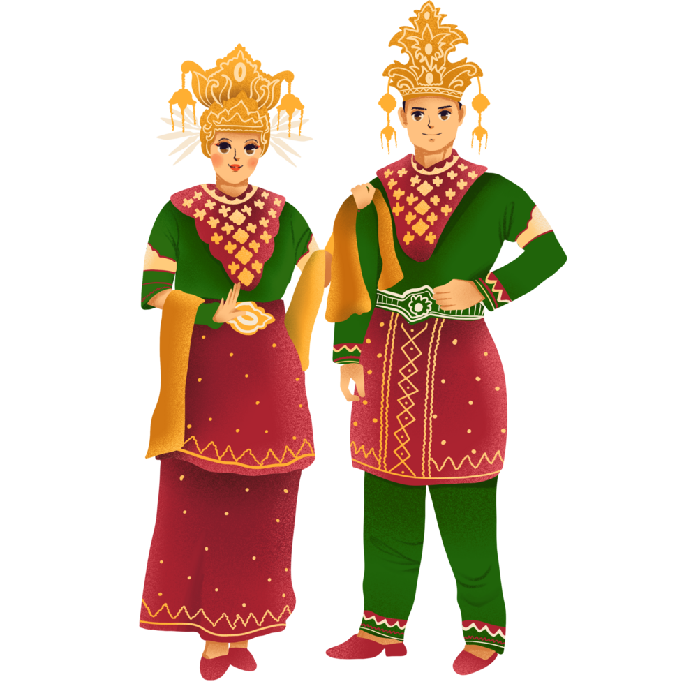 traditional clothing Tidung tribe png