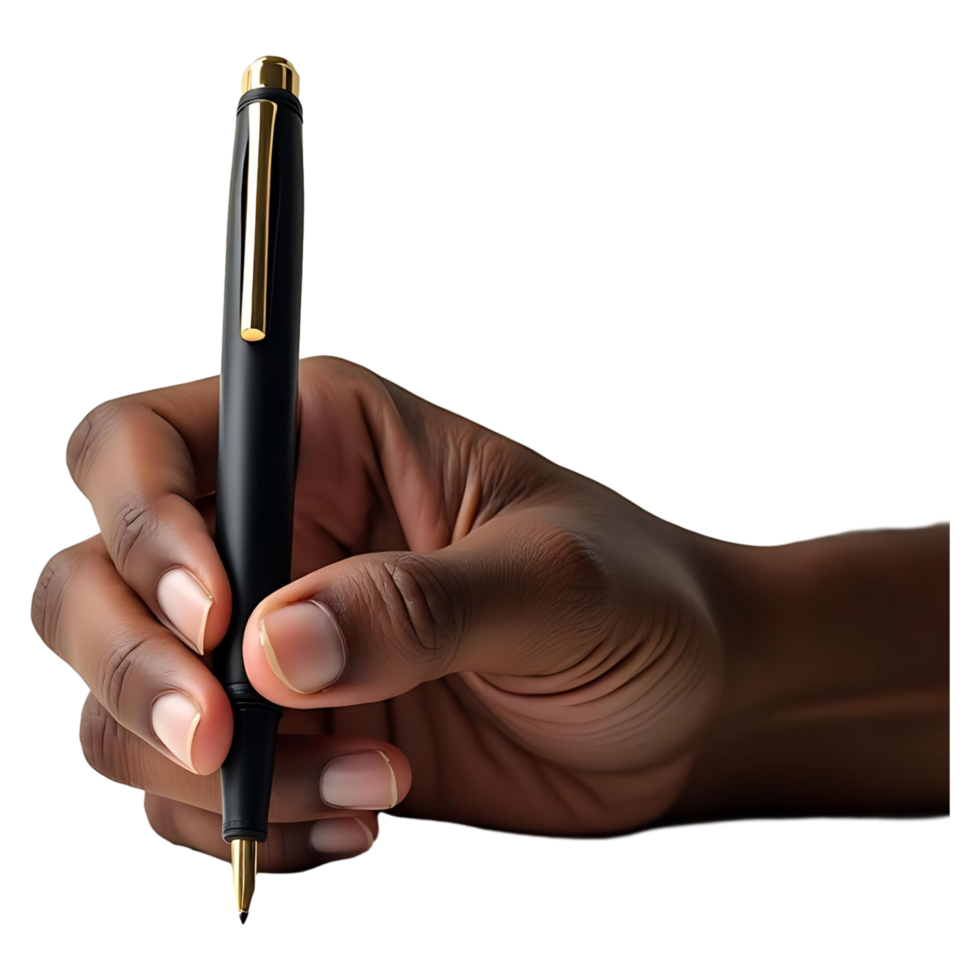 Close-Up of Stylish Pen in Hand Perfect for Product Ads or Corporate Websites png