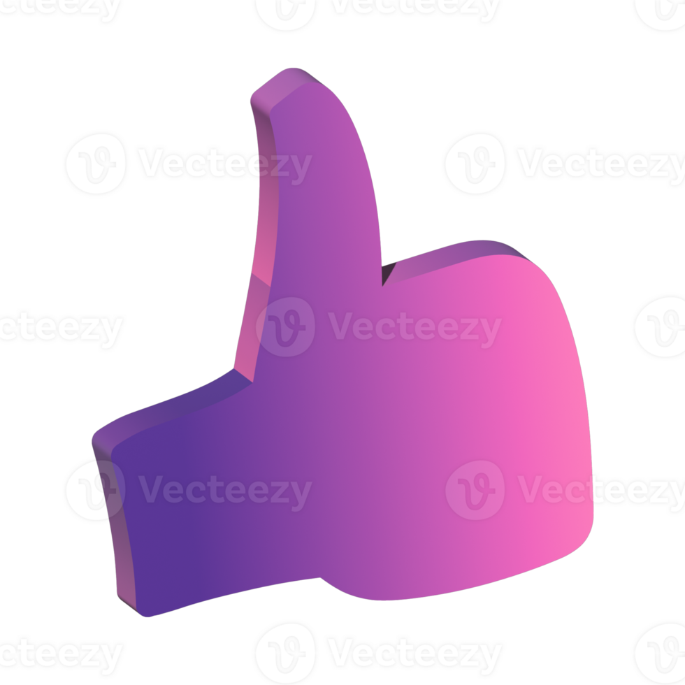 3d Like Hand png