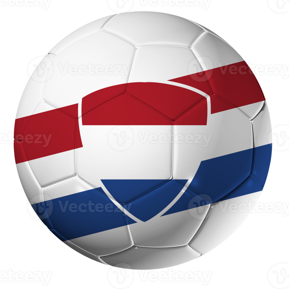 Soccer ball Netherlands with transparent wallpaper png