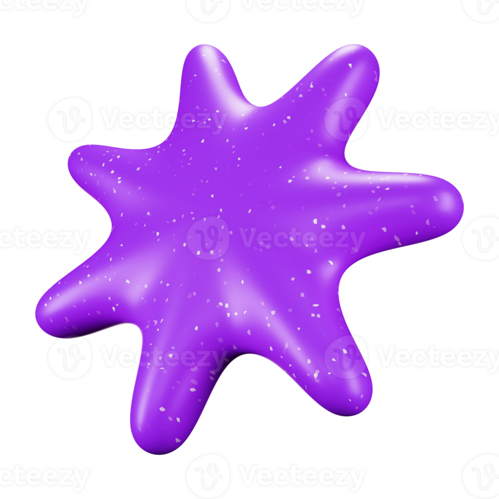 starfish with bright purple color png