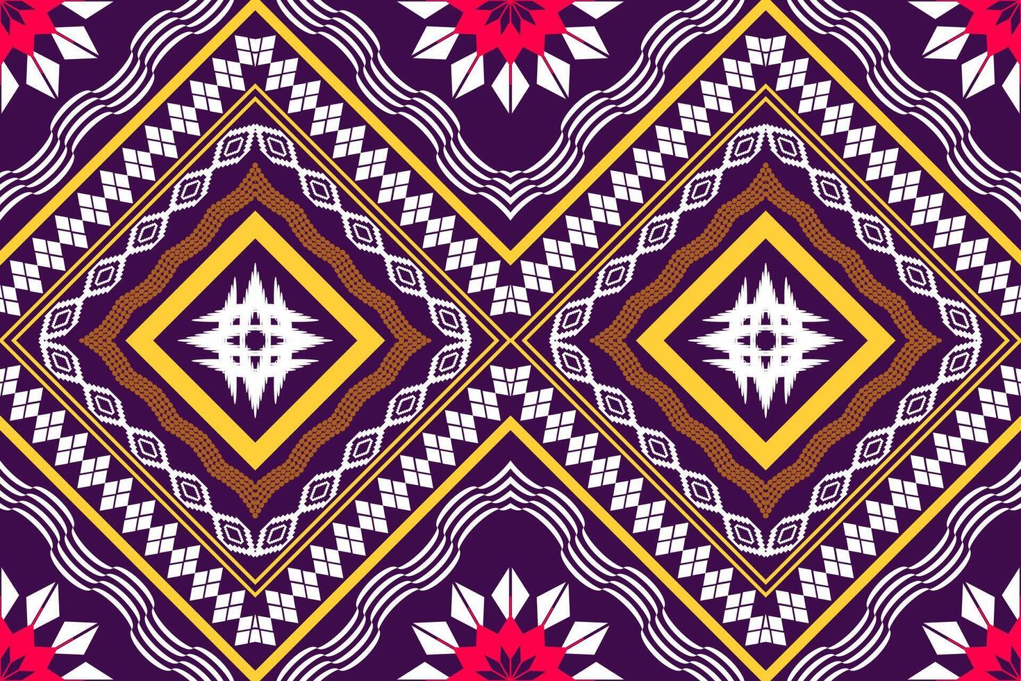 Beautiful embroidery.geometric ethnic oriental pattern traditional .Aztec style vector