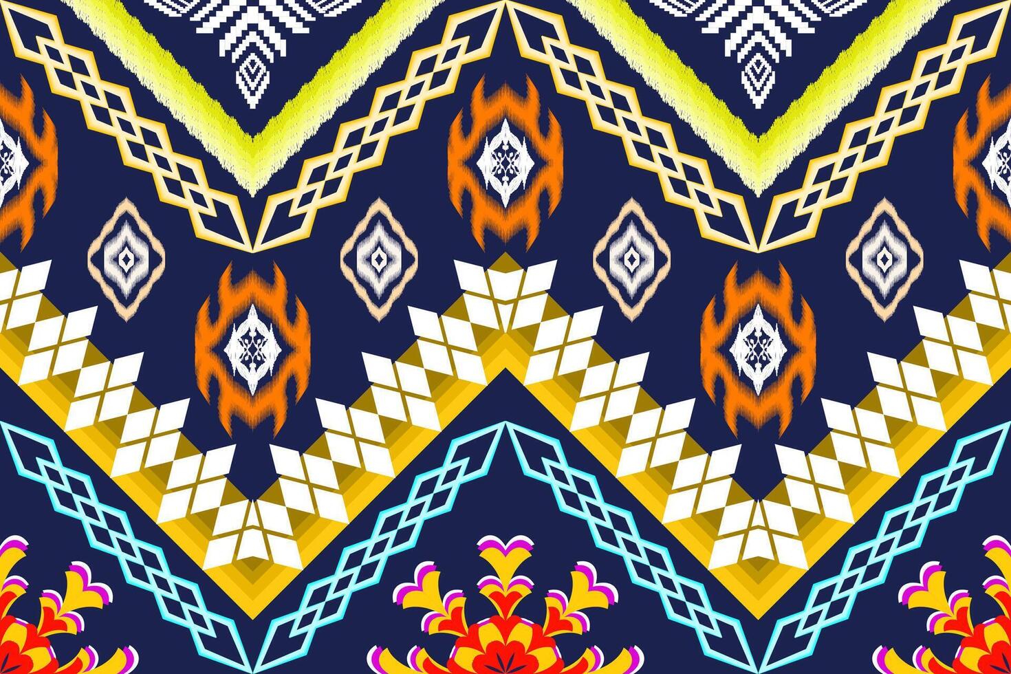 ethnic traditional pattern.embroidery style.Design for background vector
