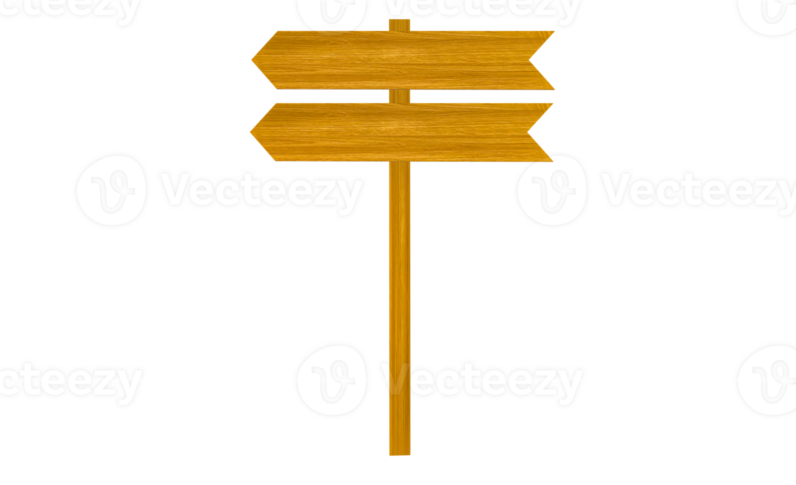 wooden signpost Wooden signboard, wooden texture, space for writing text, illustration, arrow pointing, transparent background. png