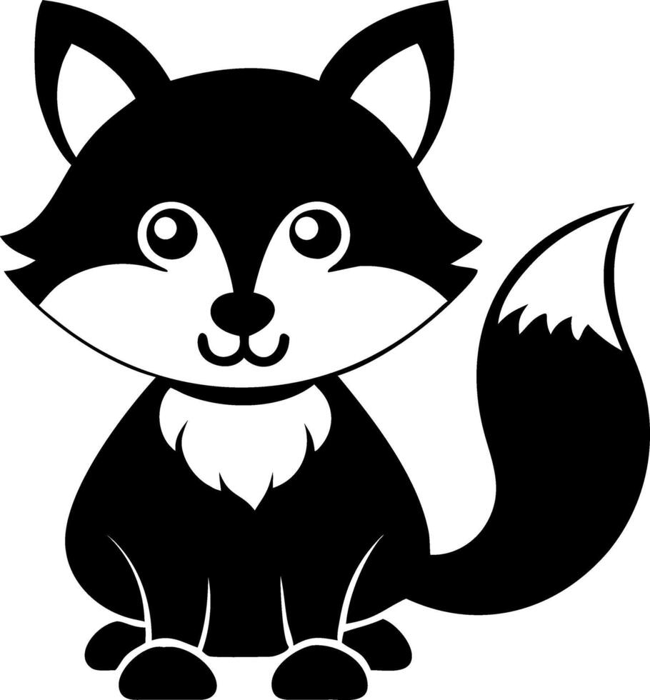 Cartoon Fox Icons and Graphics vector