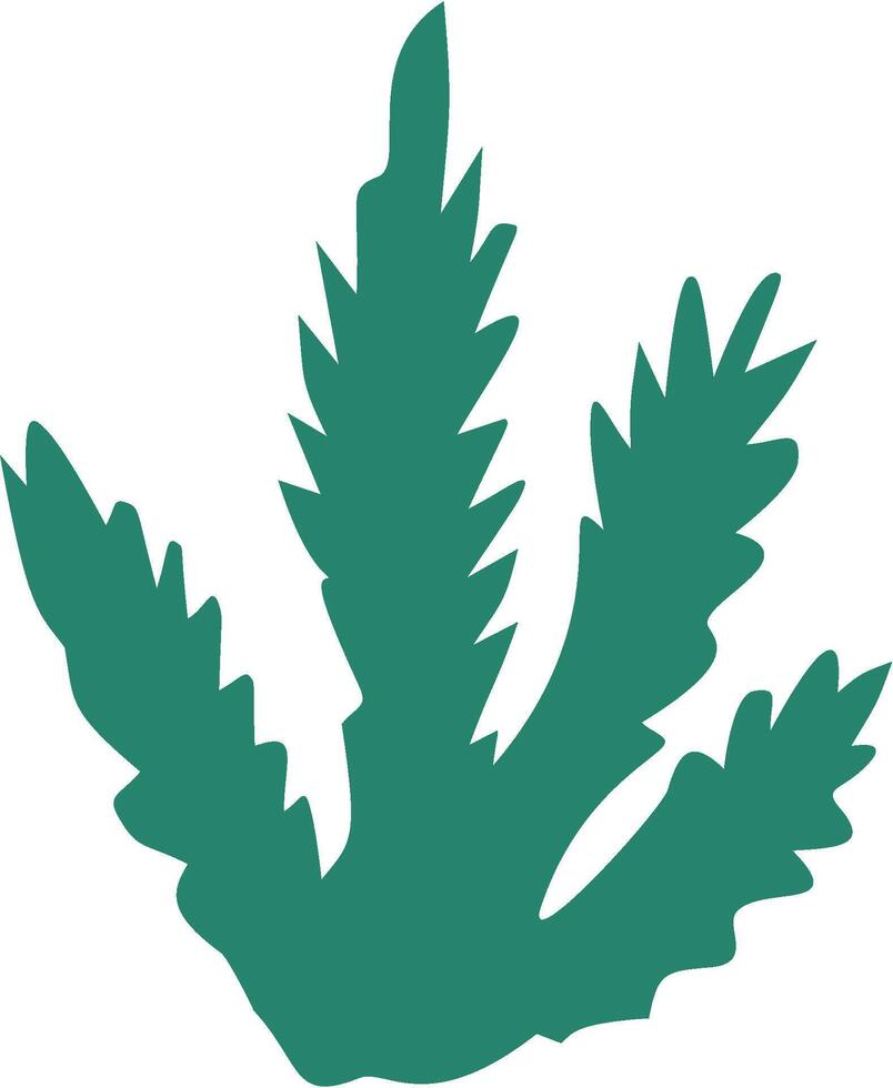 Bushes Green color vector