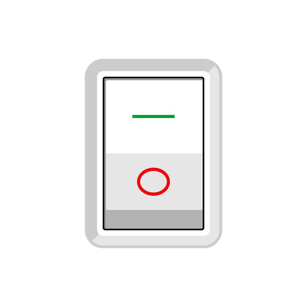 toggle switch electric control image illustration vector