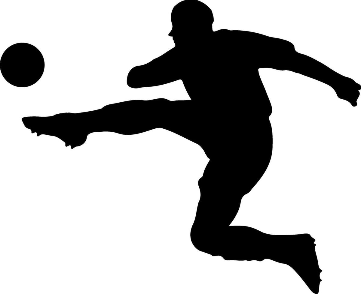 Beautiful young black boy training on the football pitch vector