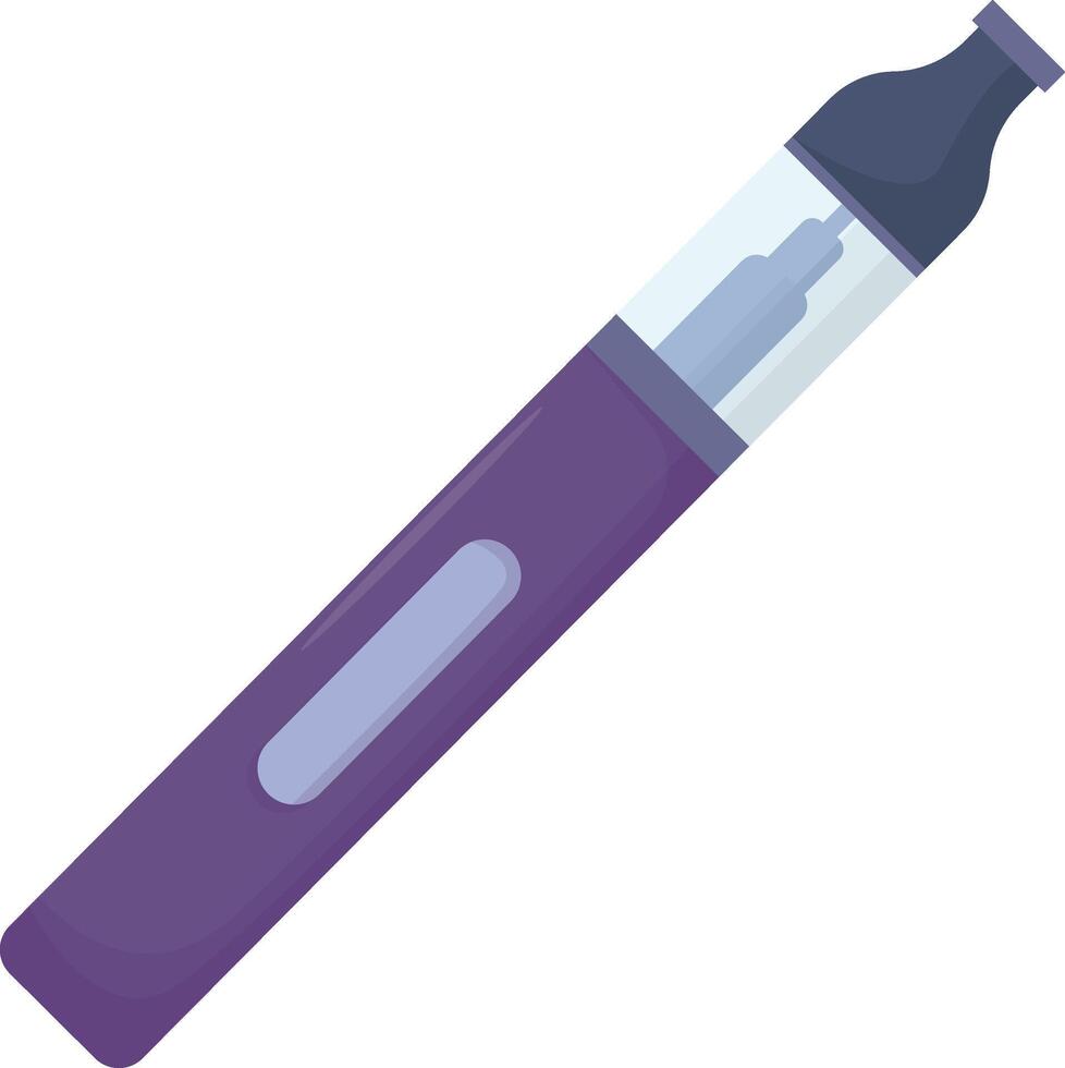 Purple Smoking Stick Vape vector