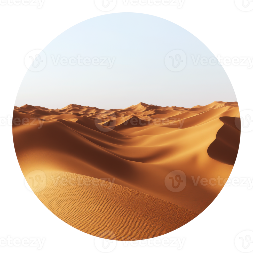 Desert Dunes Under Soft Morning Light png