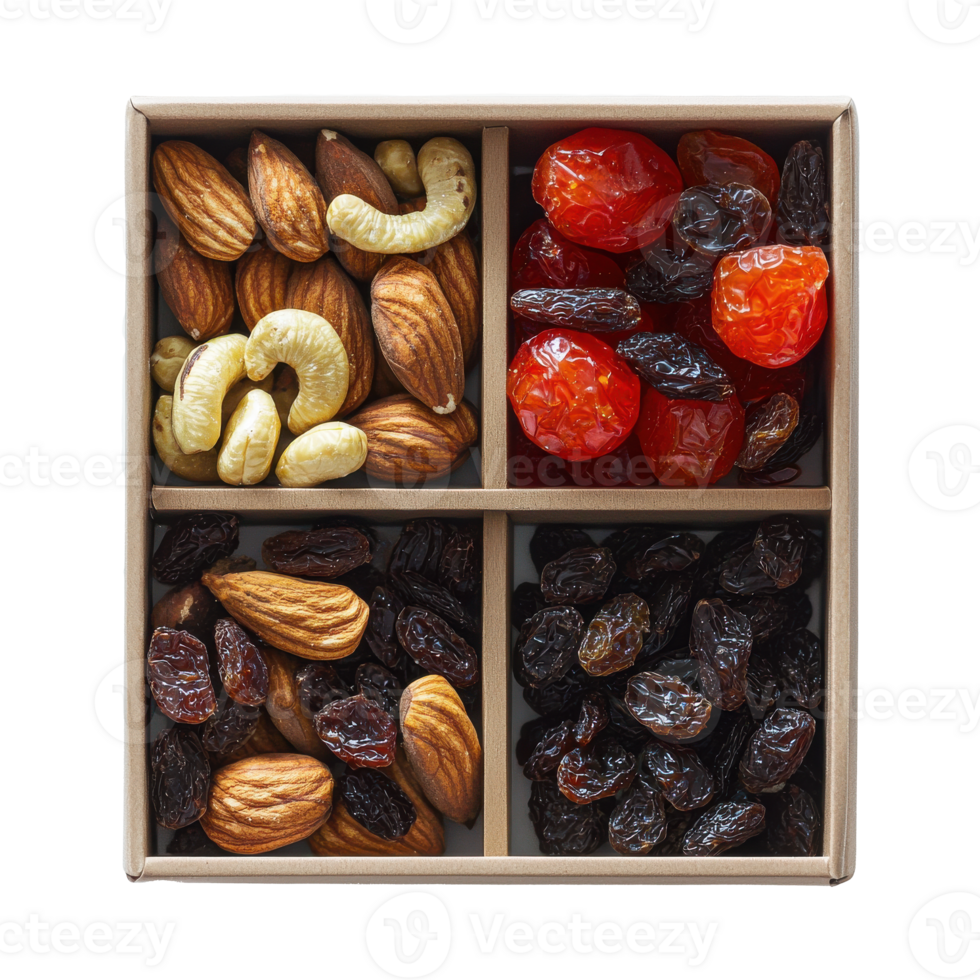 Healthy Snack Box with Nuts png