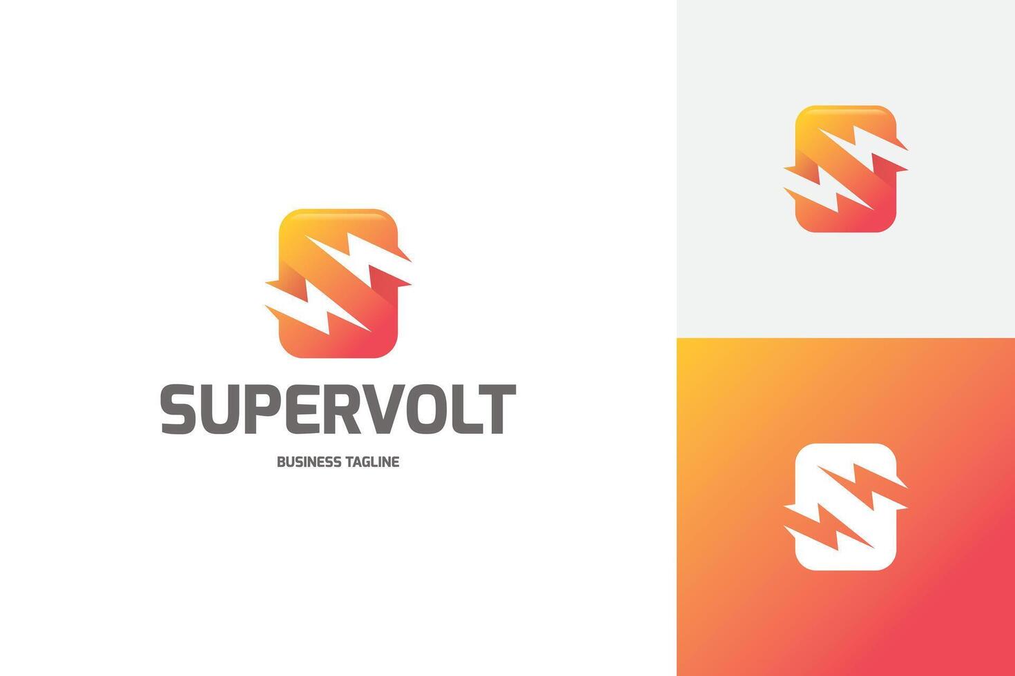 electricity s letter logo design vector