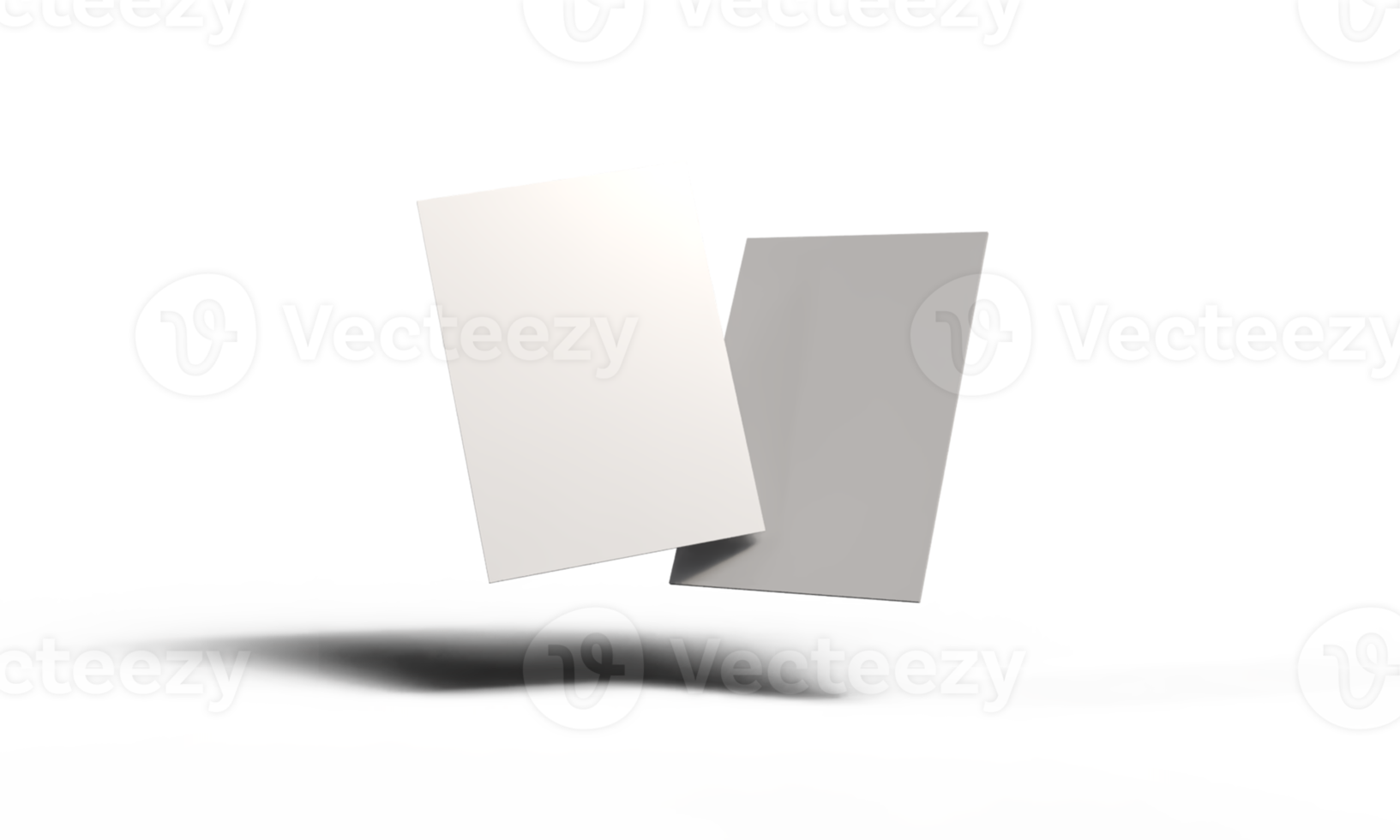 leaflet page a4 papaer white color isolate mockup empty blank booklet blank business information document presentation show sheet poster banner object model advertisement product marketing sale png