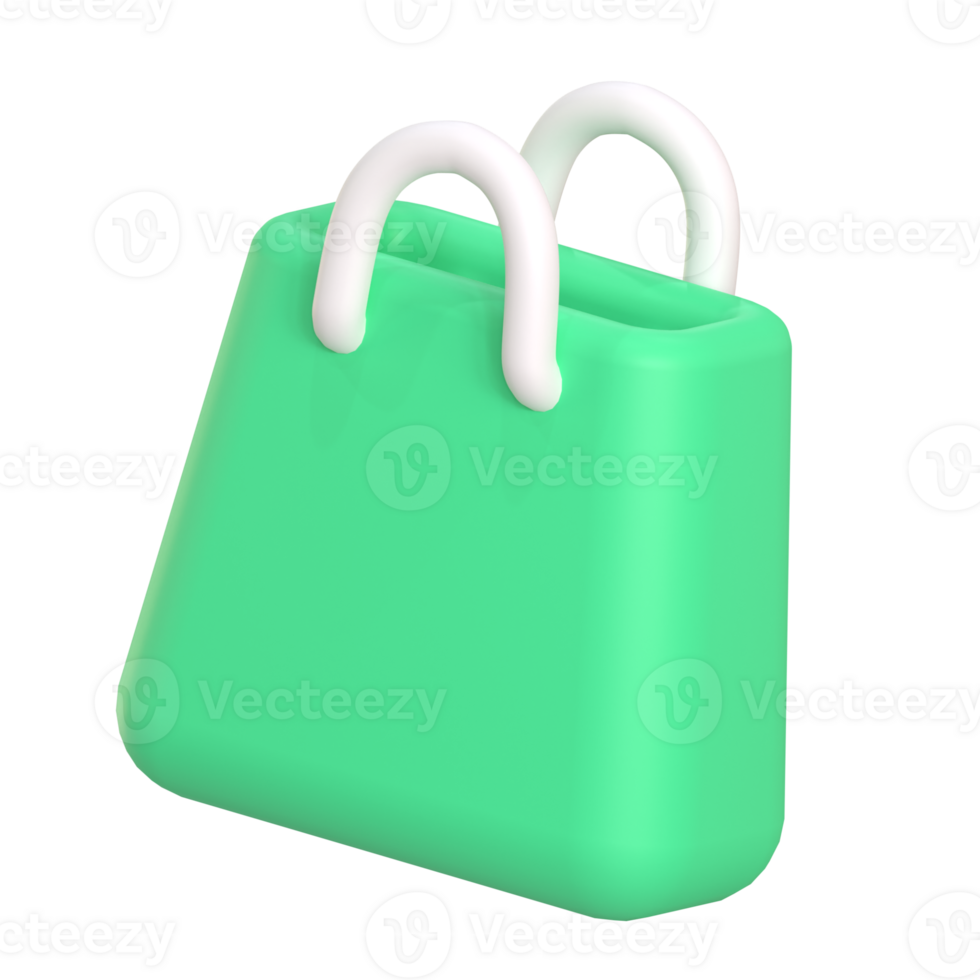Shopping Basket 3D Illustration png