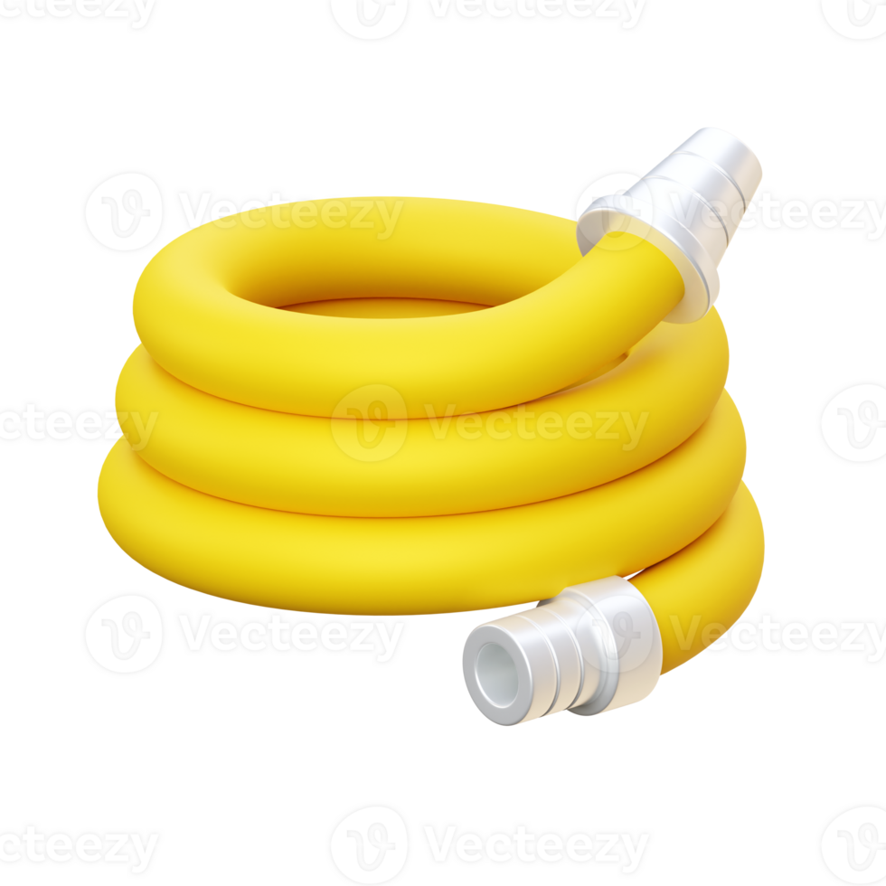 Water Hose 3D Illustration png