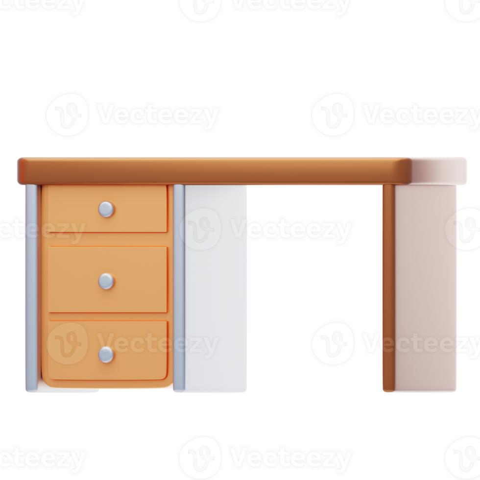 Work Desk 3D Ilustration png