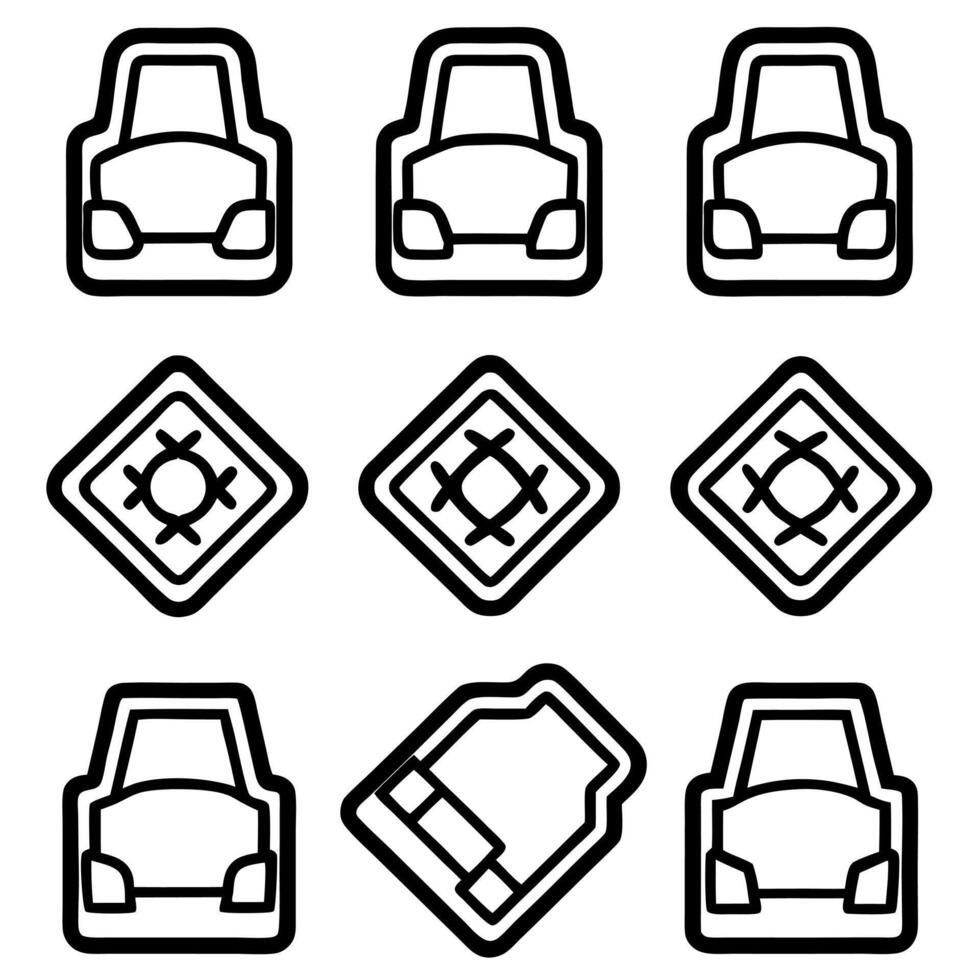 Simple Design for Vehicle Accessories vector