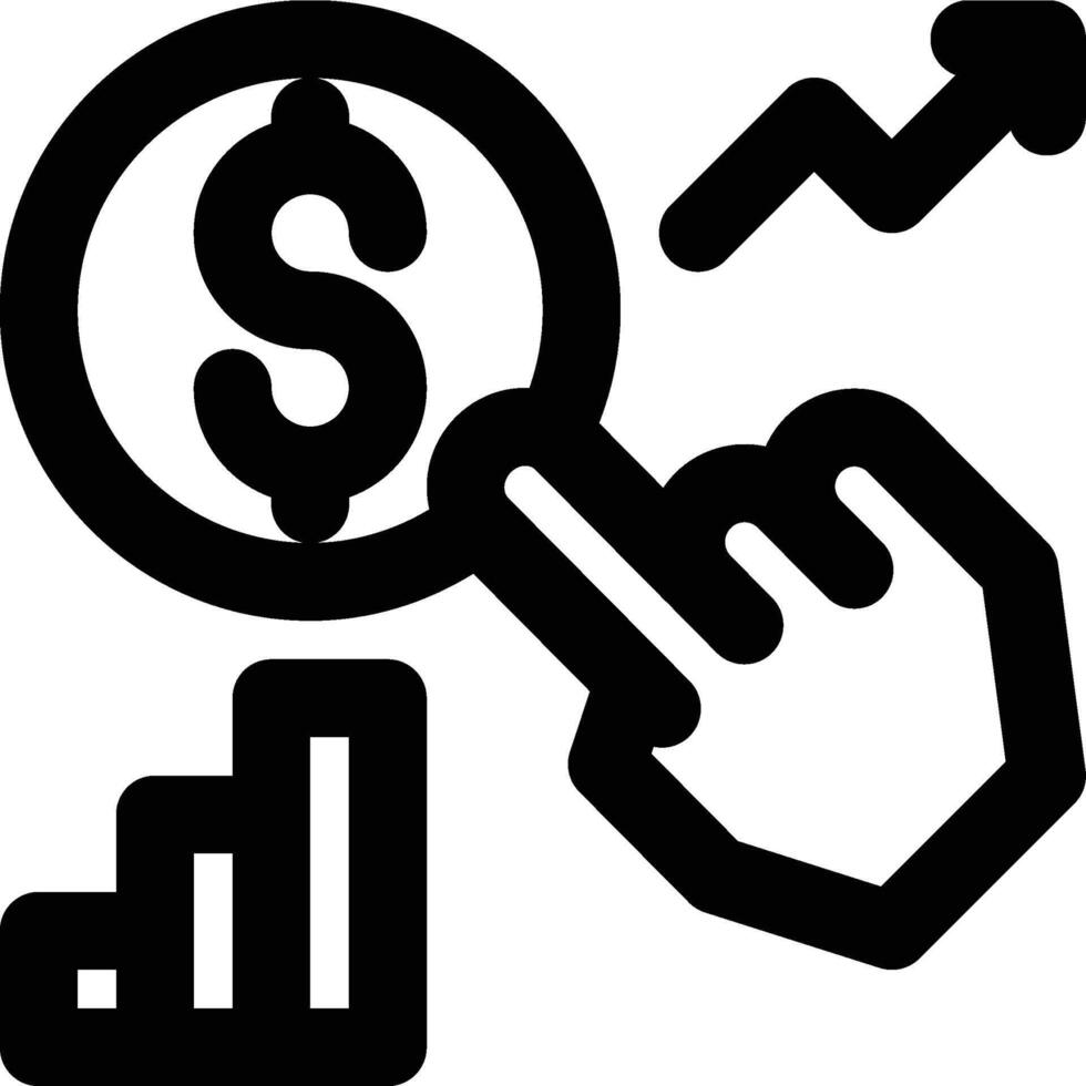 Economic Control, Economics, Controlling Outline Icon vector