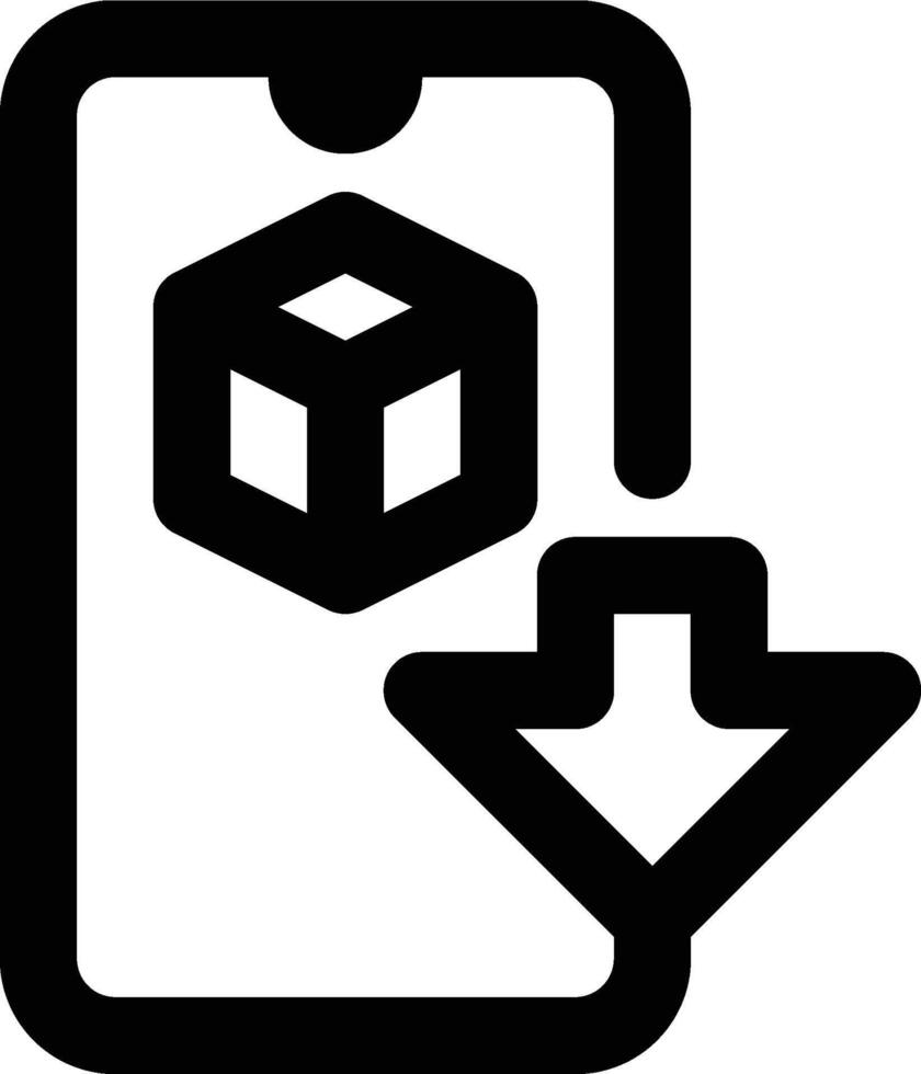 Download, Downloading, Back Up Outline Icon vector
