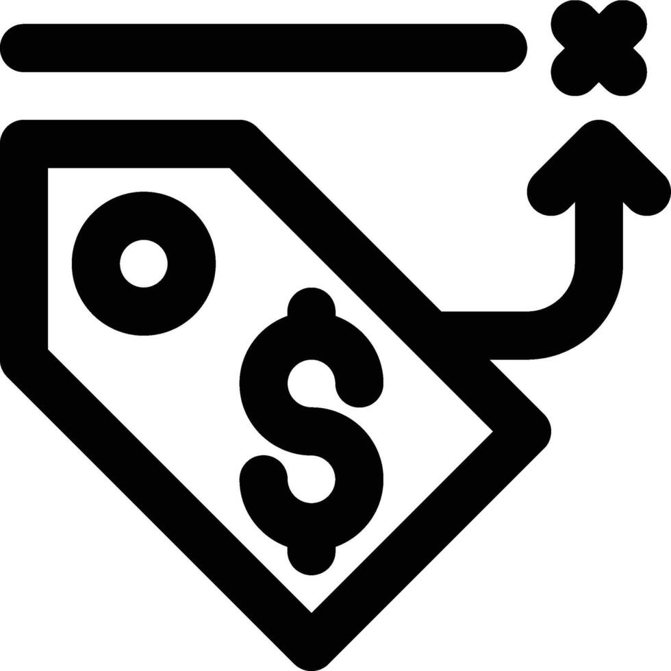 Price Ceiling, Pricing, Price Control Outline Icon vector