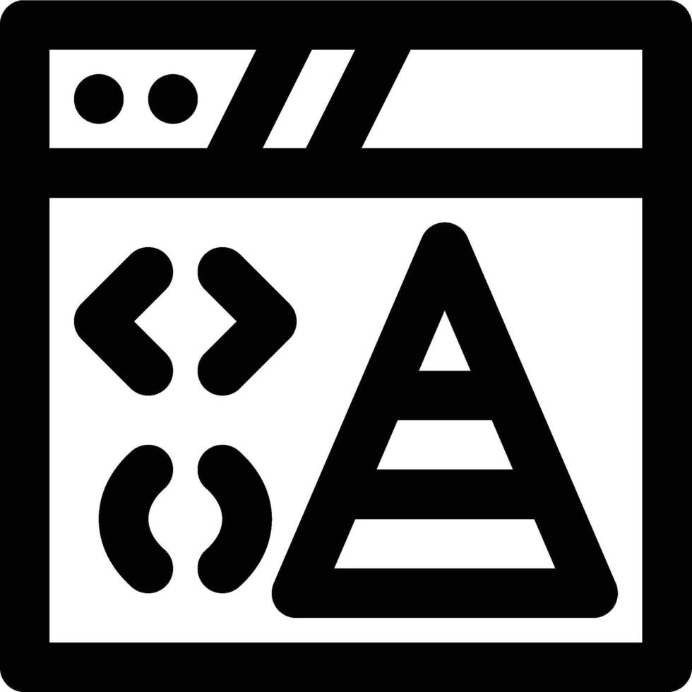 Progressive Enhancement, Web Design, Strategy Outline Icon vector