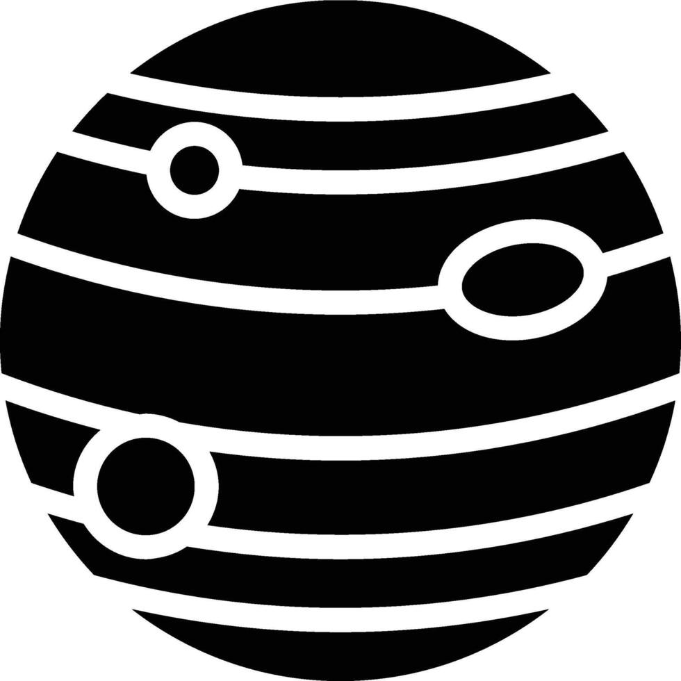 Planet, Astronomy, Astronomical Glyph Solid Icon vector