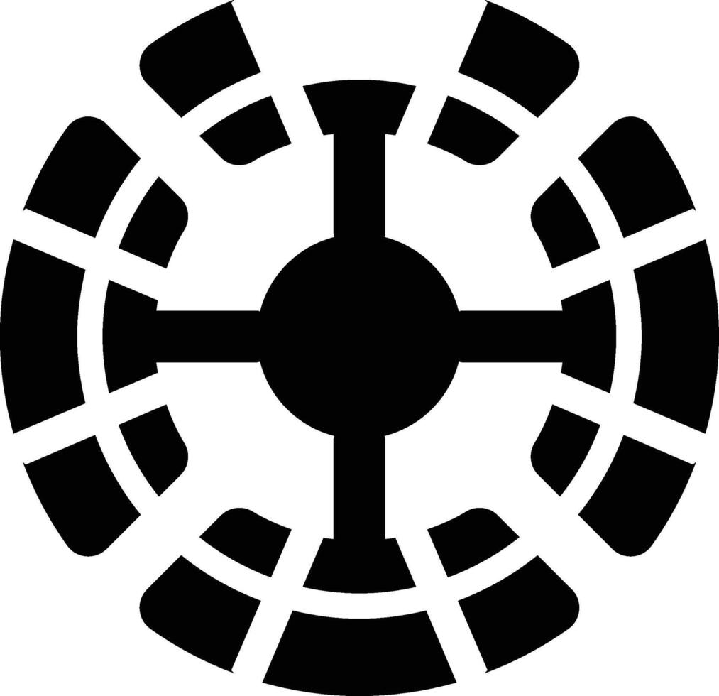 Space Station, Spaceship, Satellite Station Glyph Solid Icon vector