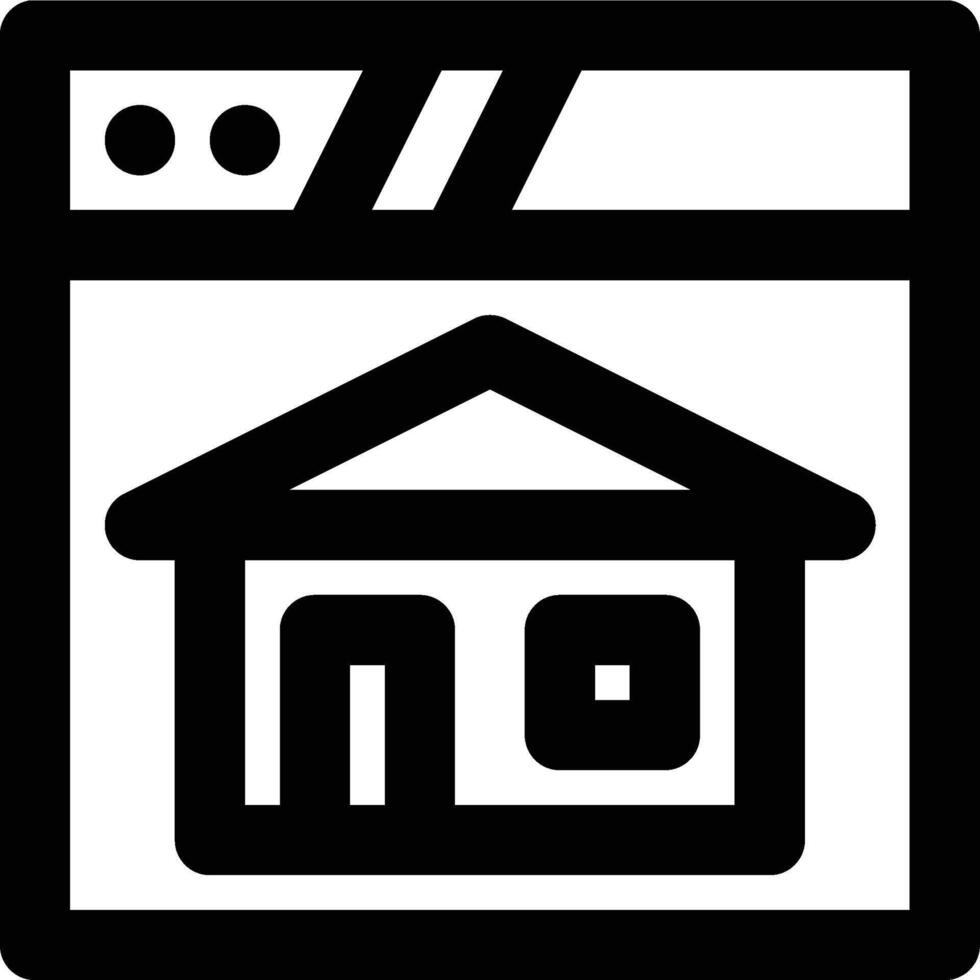 Homepage, Home Page, Home Outline Icon vector