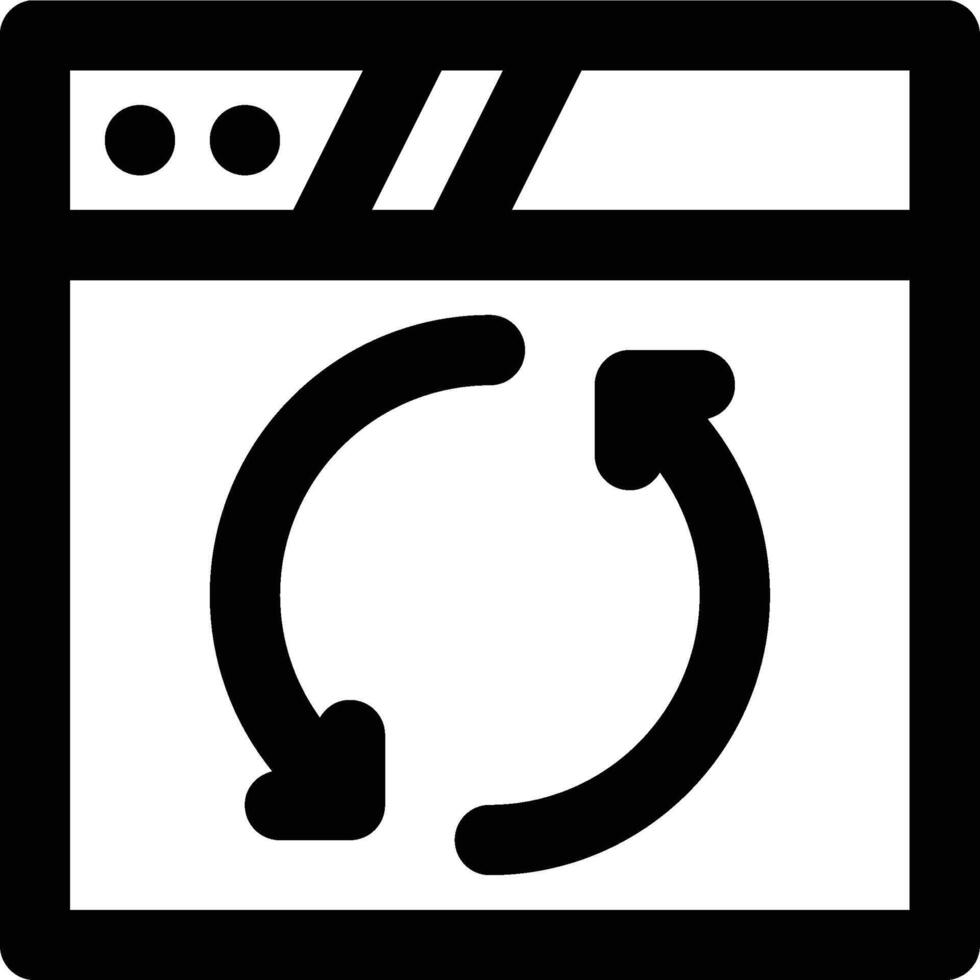 Update, Refresh, Updating Outline Icon vector