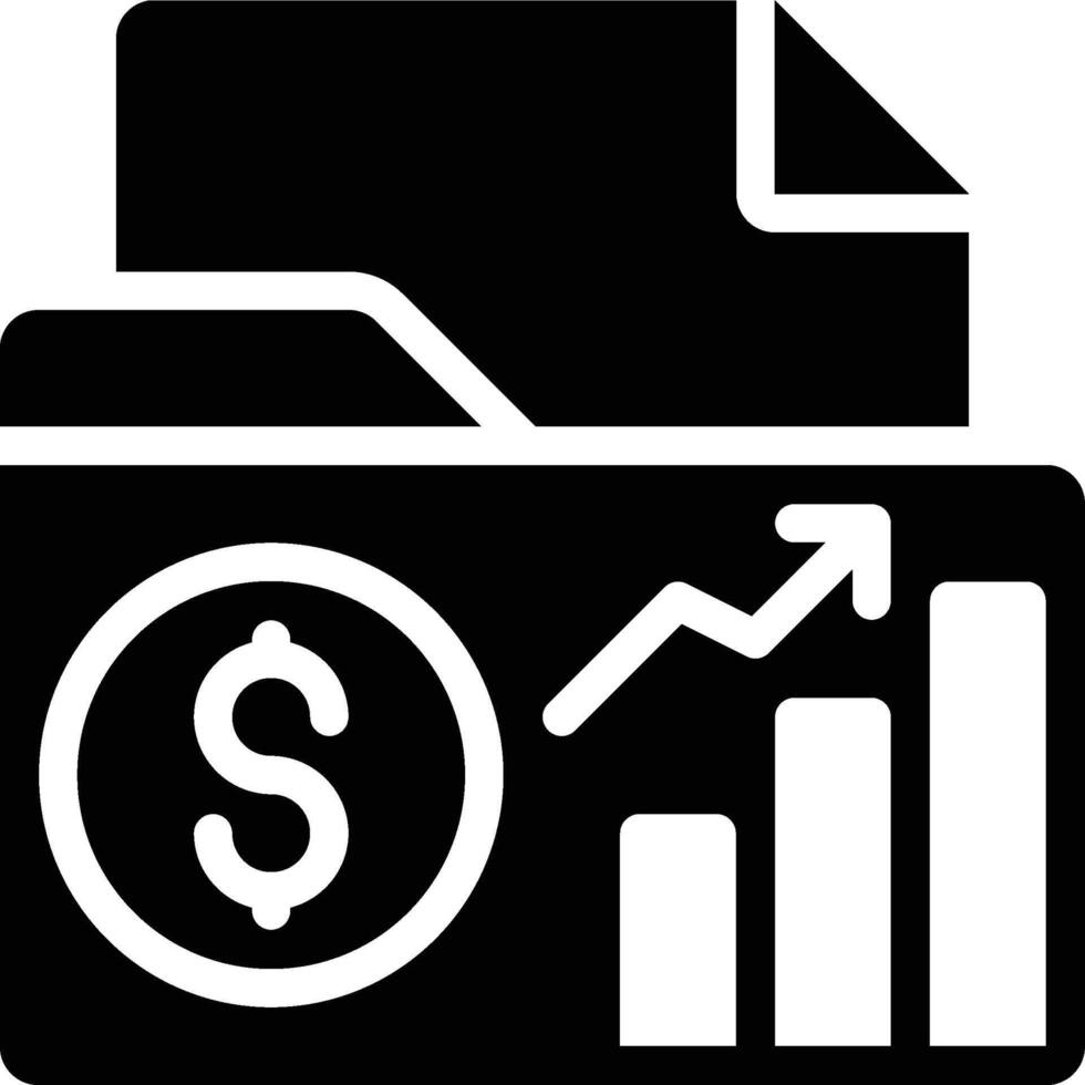 Economic Data, Data, Economics Glyph Solid Icon vector
