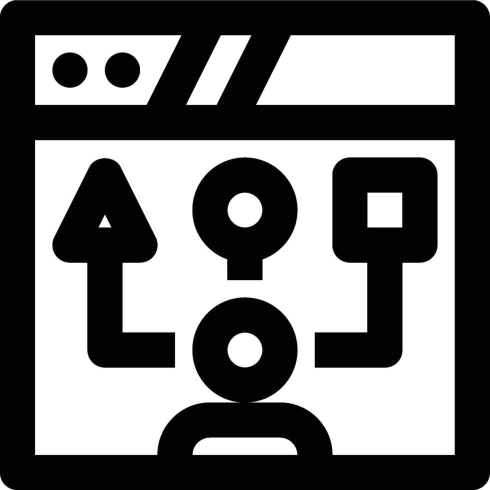 User Experience, UX Outline Icon vector
