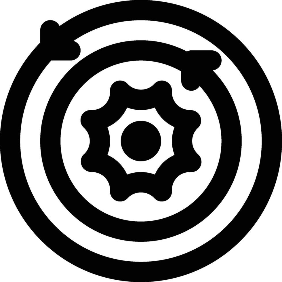 Orbit, Orbital, Revolution Outline Icon vector