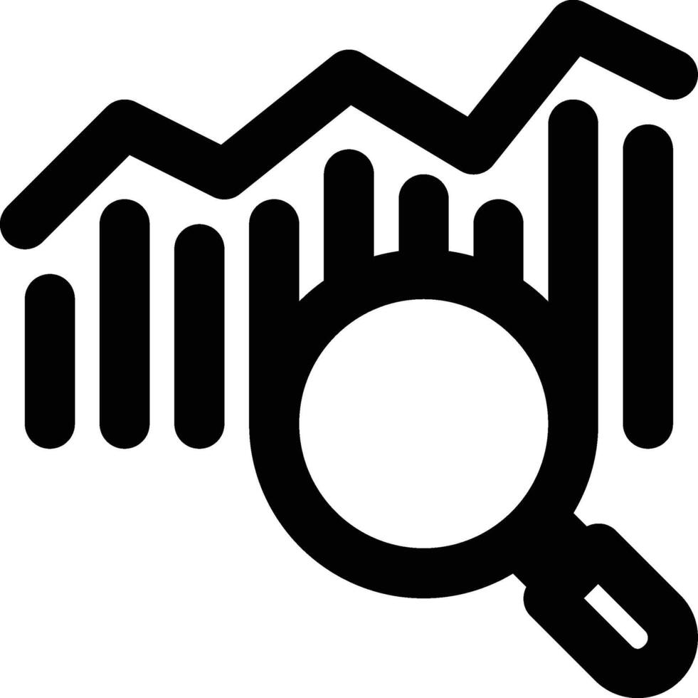Market Analysis, Market Research, Analytics Outline Icon vector