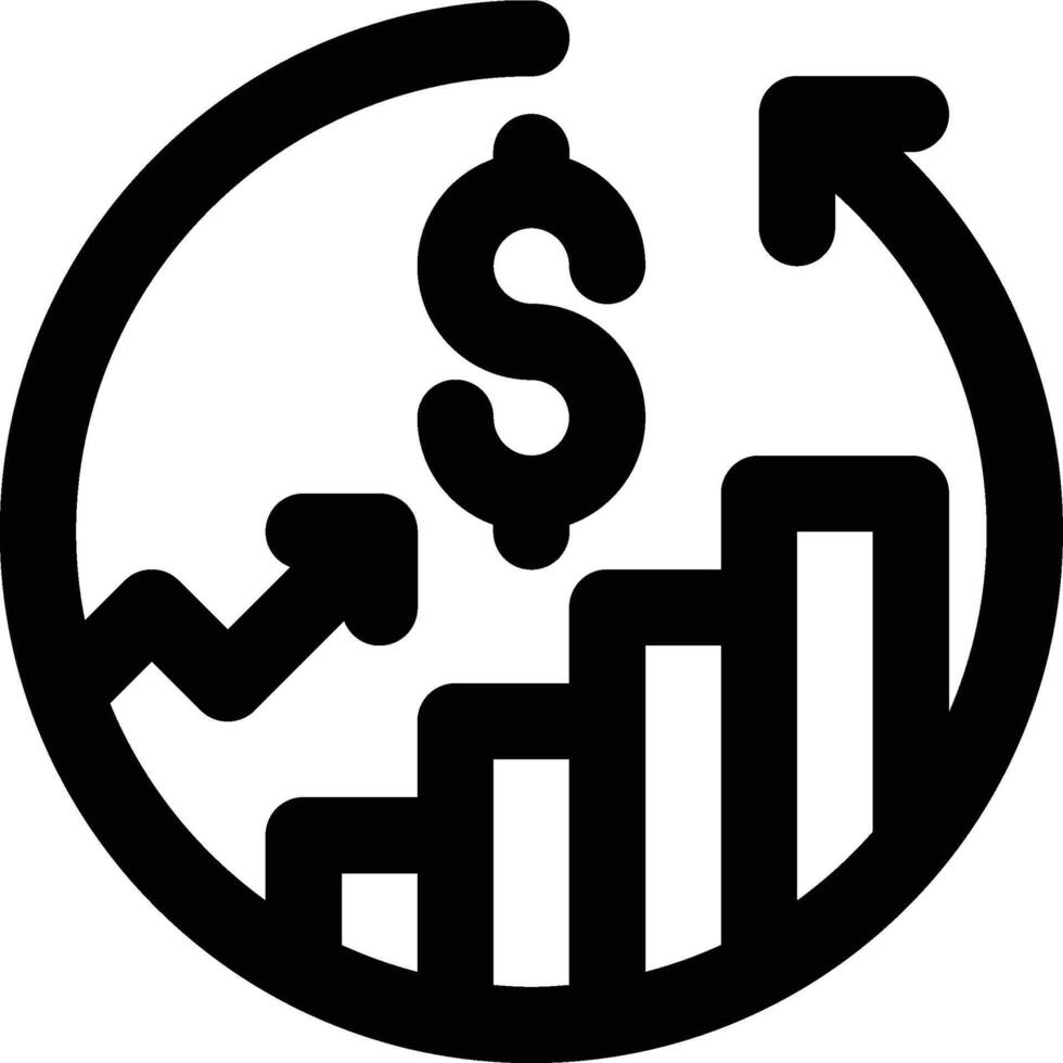 Development Economics, Economic Development, Economic Growth Outline Icon vector