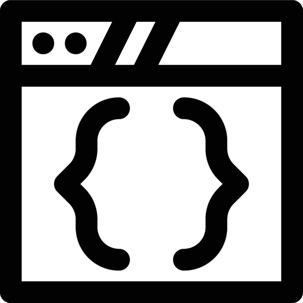 CSS, Web Design, Web Development Outline Icon vector