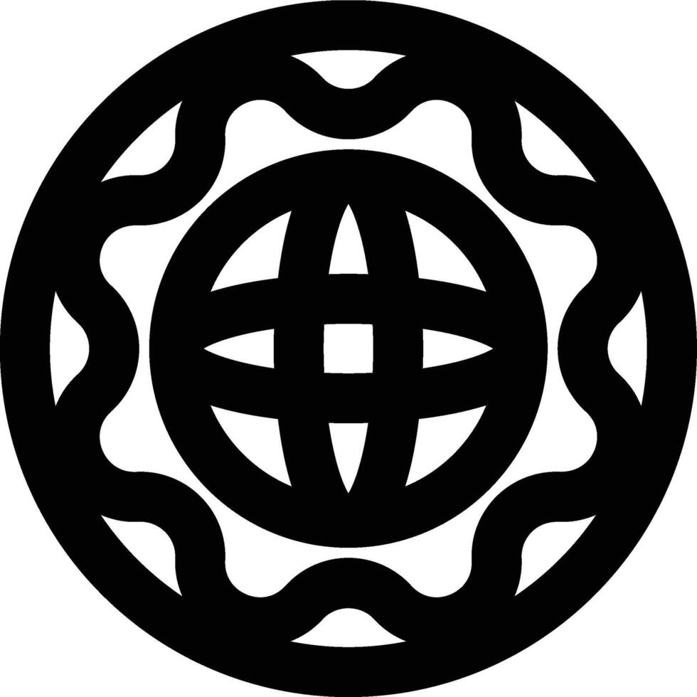Atmosphere, Orbit, Earth Outline Icon vector