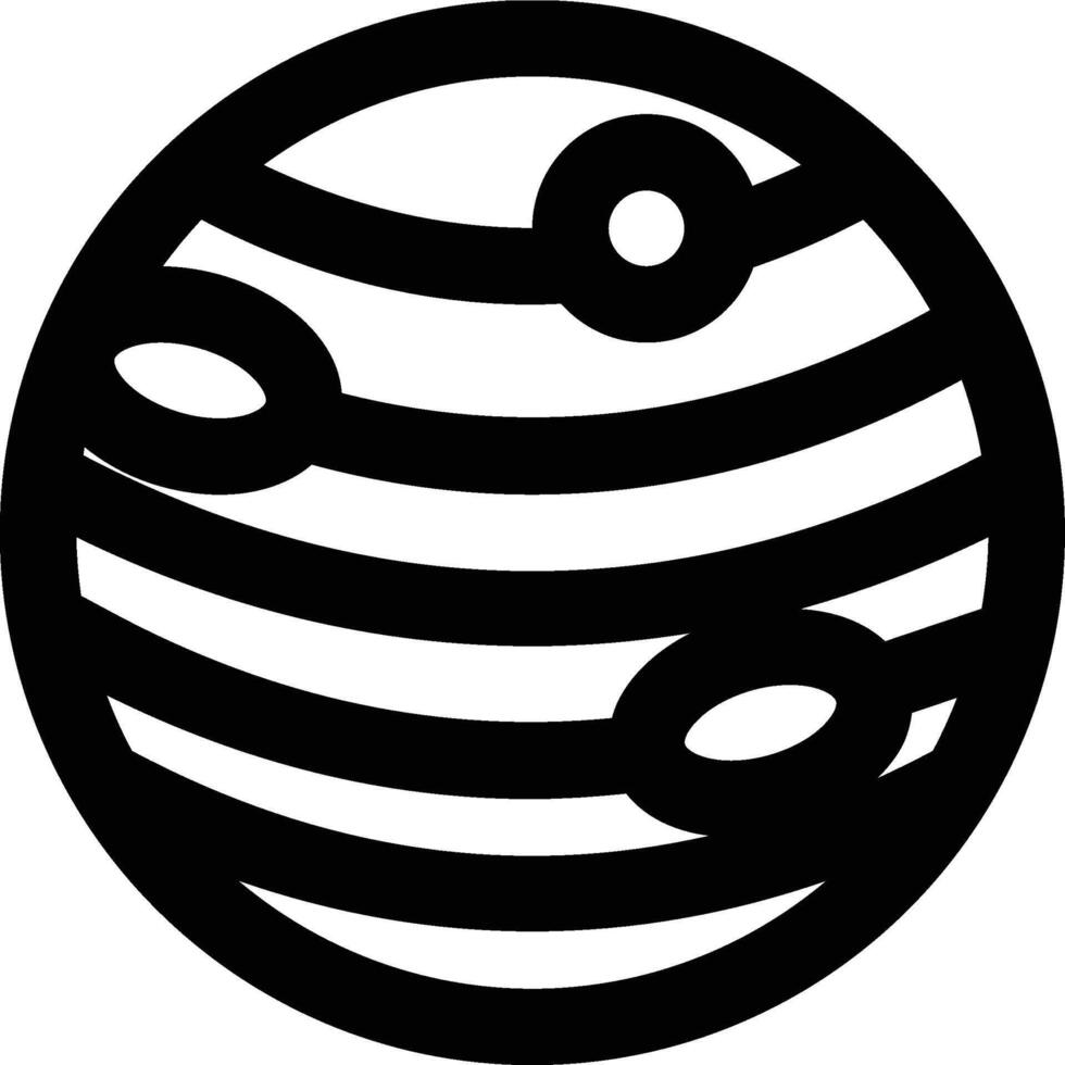 Planet, Astronomy, Astronomical Outline Icon vector