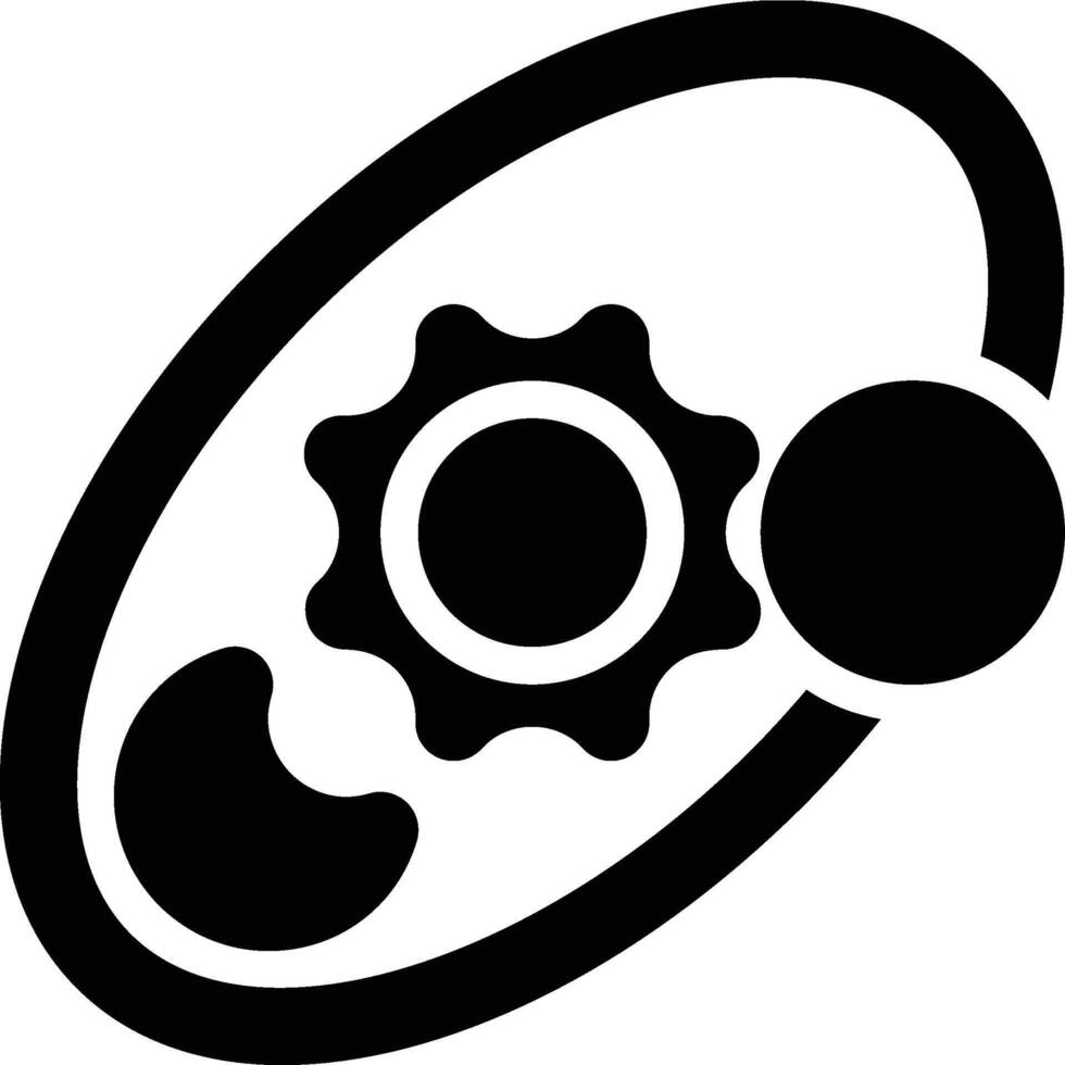 Astronomy, Astronomical, Natural Science Glyph Solid Icon vector