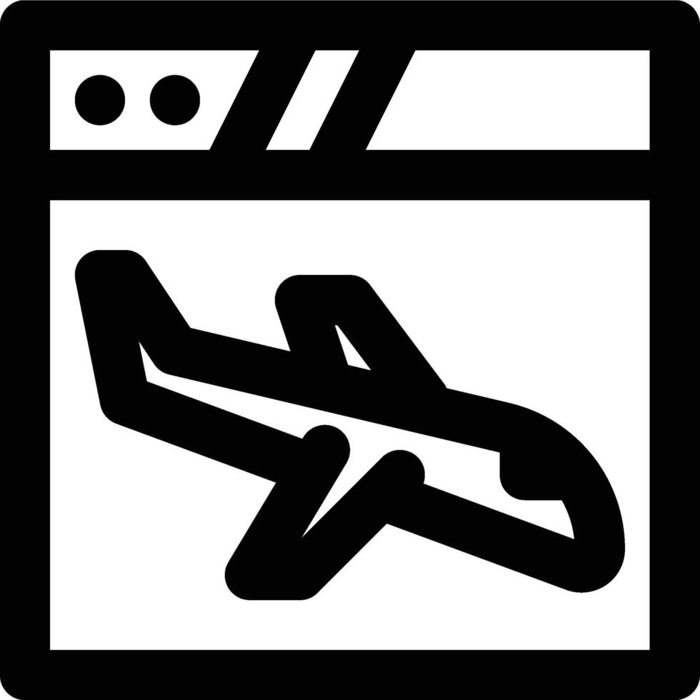 Landing Page, Web, Website Outline Icon vector