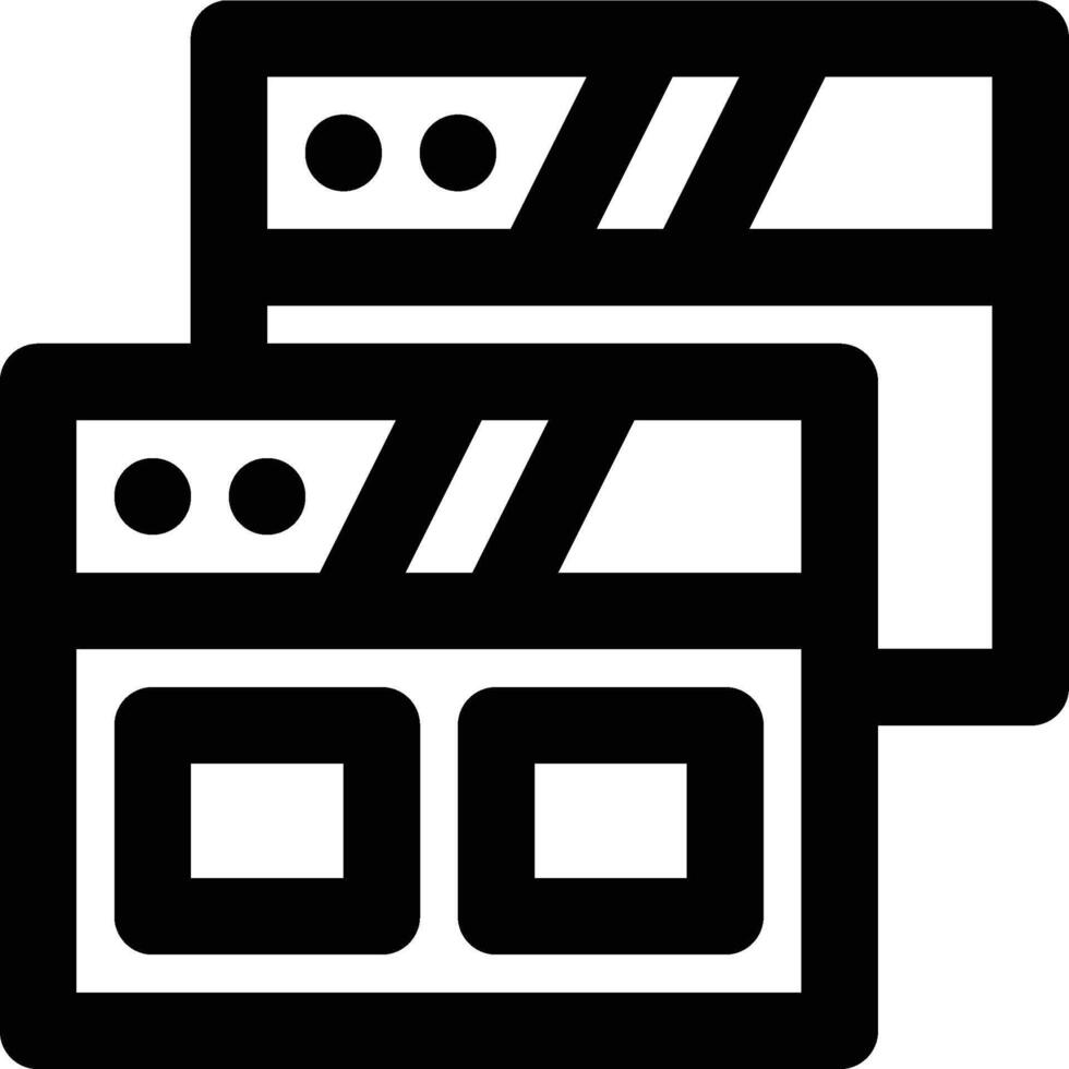 Web Pages, Webpages, Website Outline Icon vector