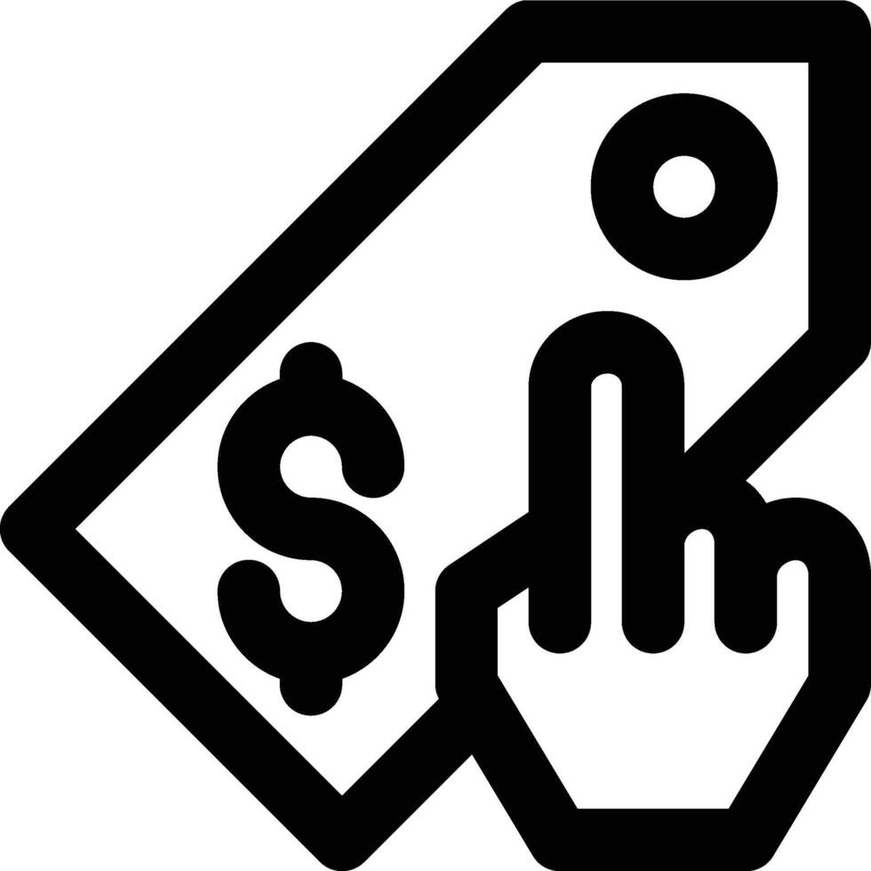 Price Control, Economic Control, Financial Control Outline Icon vector