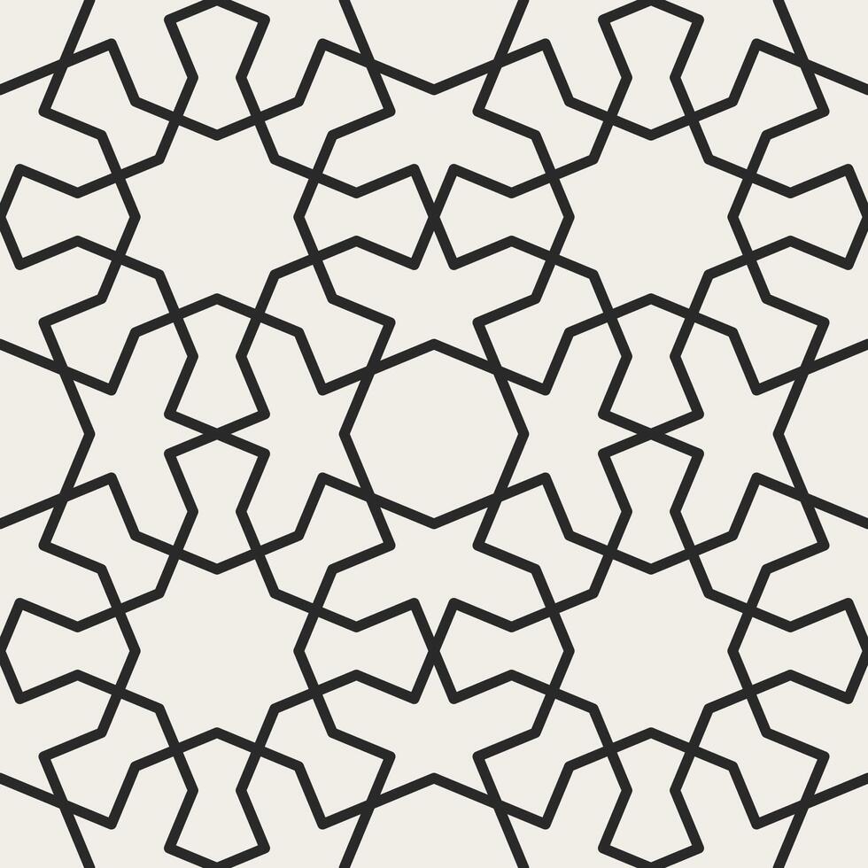 An abstract geometric pattern with black lines vector