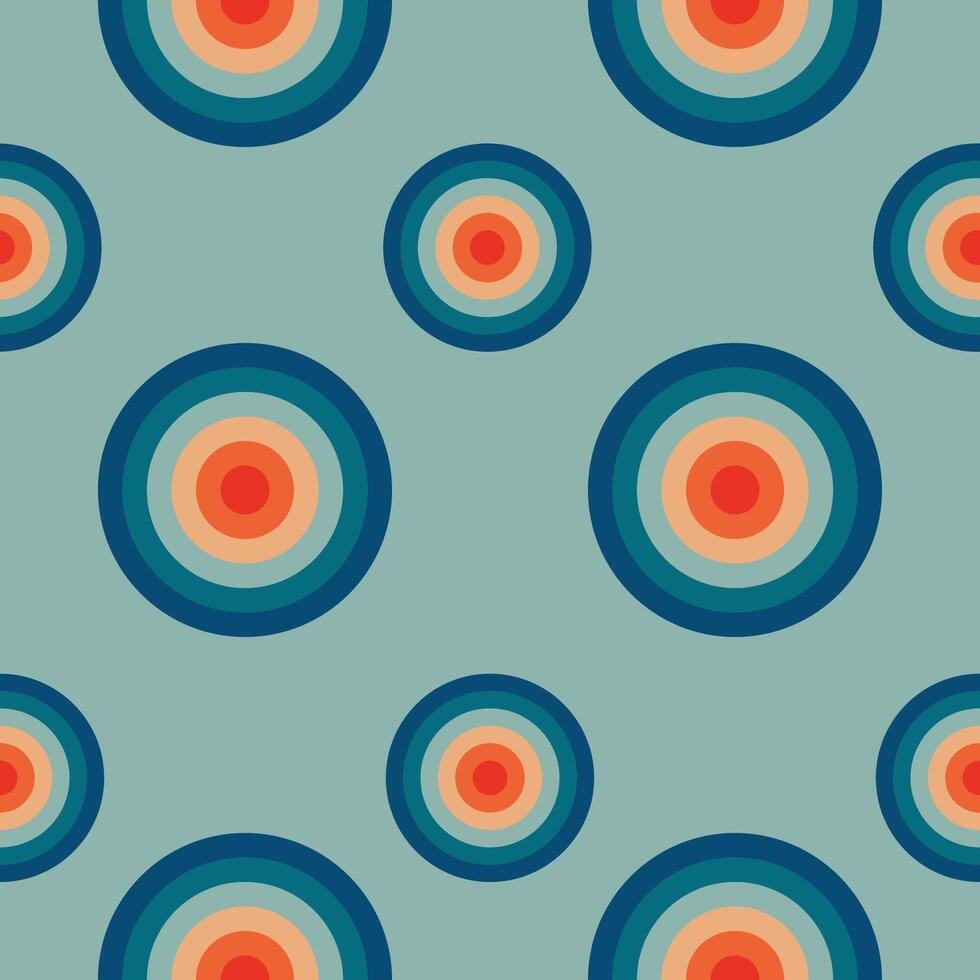 A pattern with circles on a blue background vector
