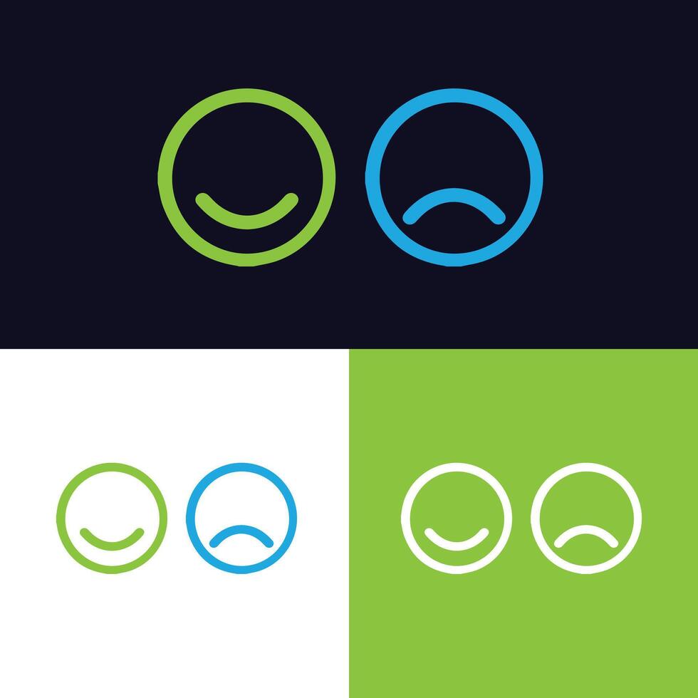 Mood logo modern and creative professional design vector