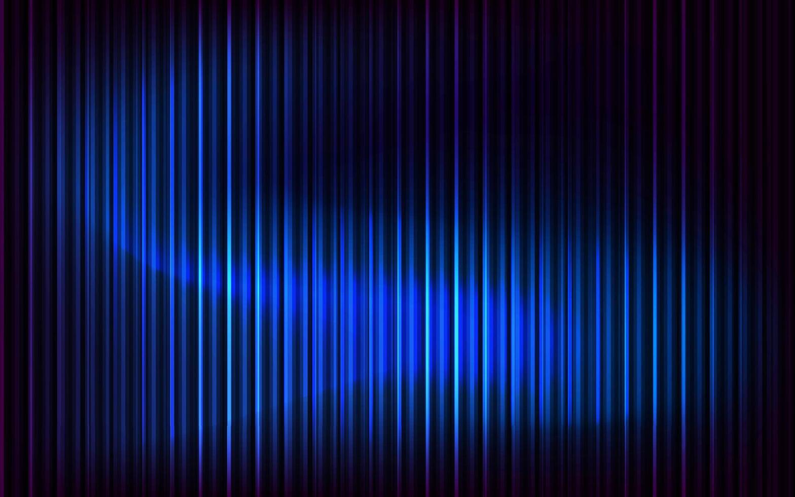 Glowing blue vertical lines abstract light pattern background texture neon shine vector