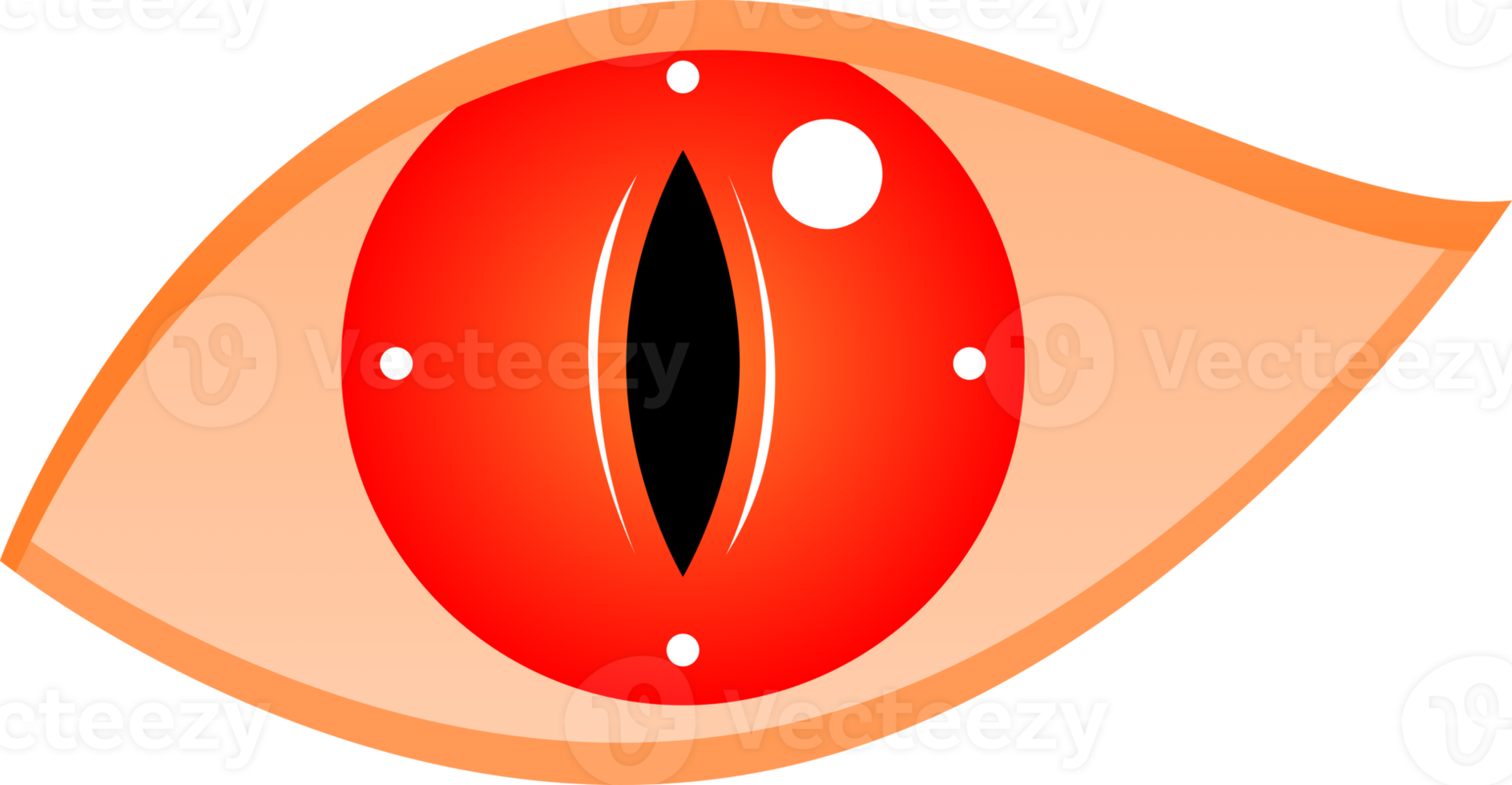 Red eye of dragon png