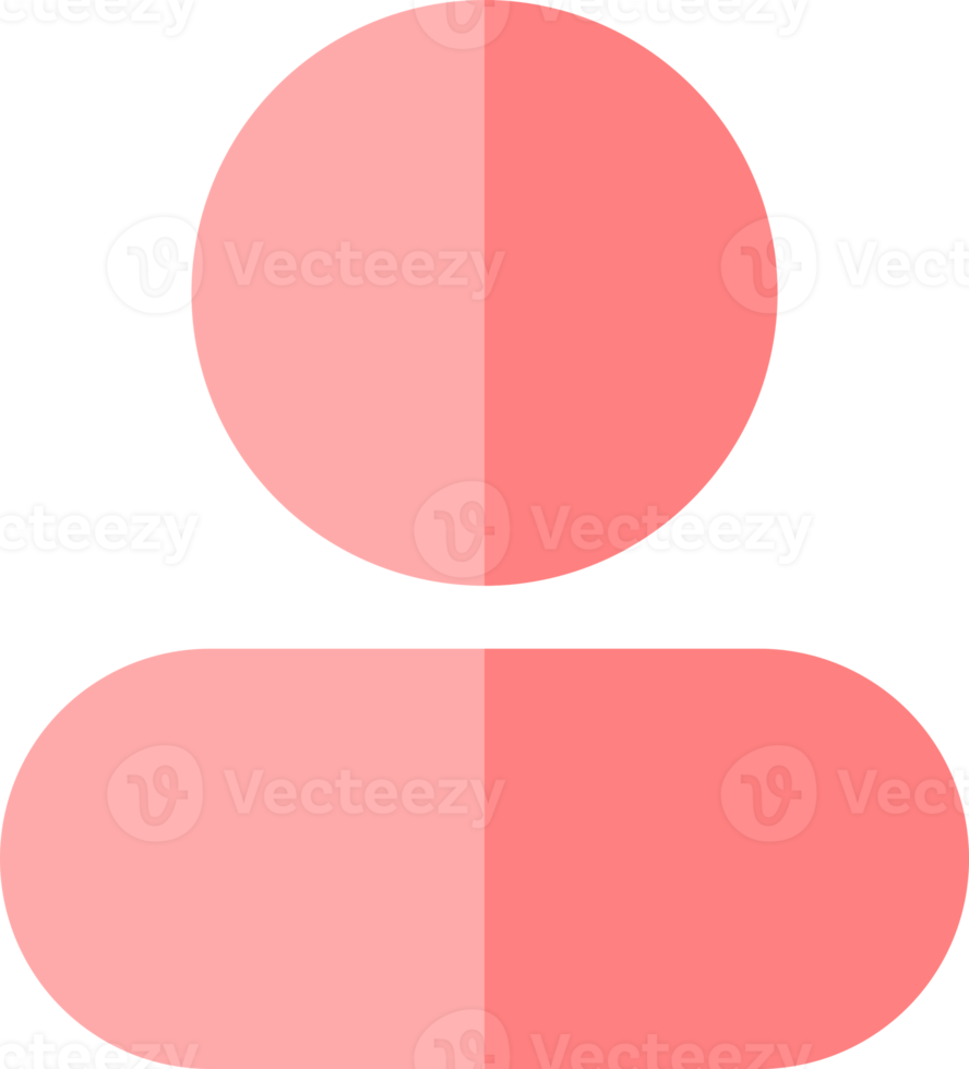 Pink people sign icon png